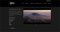 Desktop Screenshot of emproduction.cz